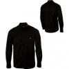 DC Shoes Men's Duff Long Sleeve Button Down Slim Fit Shirt-Black