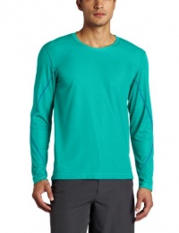 Zumba Fitness Men's Logo Long Sleeve Shirt, Aqua, Large