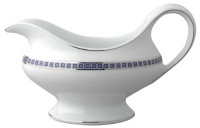 Bernardaud Athena Platinum Navy Gravy Boat