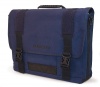 Eco-Friendly Canvas Messenger Bag 17.3-Inch (Blue)