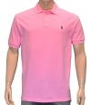 Polo Ralph Lauren Men's Classic Fit Mesh Shirt Pink-Medium