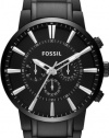 Fossil Black Dial Men's Quartz Watch - FS4778