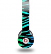 Rainbow Zebra Decal Style Skin (fits Beats Solo HD Headphones)