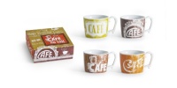 Rosanna Café Au Lait Mugs, Set of 4