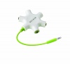 Belkin RockStar 5-Way 3.5-mm Headphone Splitter (White)