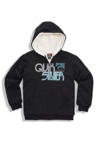 Quiksilver Boys 8-20 Carter Hoodie, Black, Medium