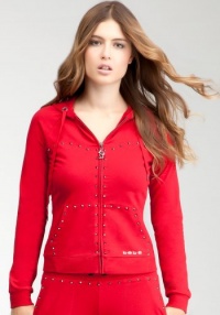 bebe Logo Studded Sweetheart Hoodie -Web Exclusive