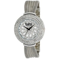 Burgi Women's BUR051SS Crystal Mesh Bracelet Watch