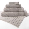 Cotton Craft - Super Zero Twist Hand Towel 16x30 Mercury (Silver) - 7 Star Hotel Bath Collection Pure 615 Gram Cotton - Soft as a Cloud - Each item sold separately, this is not a set