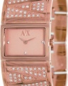 Armani Exchange Rose Gold-Tone Stainless Steel Bangle Ladies Watch AX4114