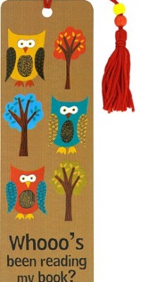 Owls Beaded Bookmark