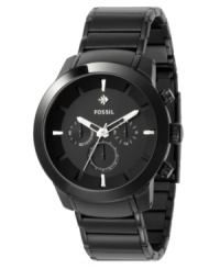 Keep your eye on the prize with this sleek Diamond collection Fossil watch.