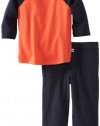 Splendid Littles Baby-Boys  Academy Raglan Set, Spice/Storm, 18-24 Months