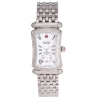 Michele Women's 'Caber Park' Stainless Steel Diamond Watch MW16B01A2025