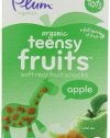 Plum Organics Tots Teensy Fruits, Apple, 5 Count (Pack of 8)