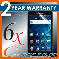 C.Skins 6-Pack Premium Clear Screen Protector for Samsung Galaxy Player 5.0 Invisible LCD Guard Cover