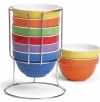 7 Piece Stackable Multi-Colored Nesting Bowl Set By Collections Etc