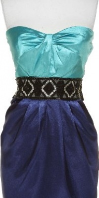 TRIXXI Sateen Strapless Dress W/ Sequin & Beaded Waist [249147072I], 530, 7