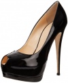 Giuseppe Zanotti Women's I36031 Pump,Ver Nera Tutta Fodlux Pallido Black Patent,9 M US