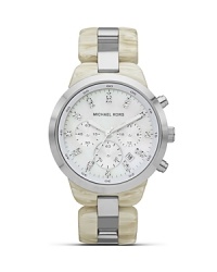 Frost every look with this icy-colored chronograph from MICHAEL Michael Kors. Sleek and sophisticated, it's exudes easy cool.