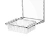 Rubbermaid 3J05 Configurations Sliding Wire Basket, Titanium