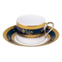 Philippe Deshoulieres Orsay Cobalt Tea Saucer