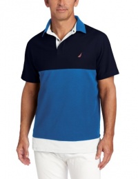 Nautica Men's Colorblock Short Sleeve Knit