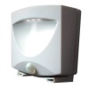 MAXSA Innovations 40341 Battery-Powered Motion-Activated LED Outdoor Night Light, White