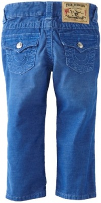 True Religion Boys 2-7 Jack Slim Fit Light Weight Overdye Cord, Royal Blue, 7