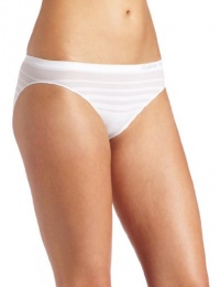 Calvin Klein Women's Seamless Ombre Bikini, White, Medium