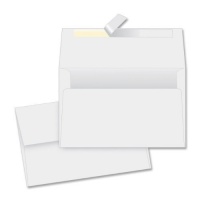 Quality Park 4x6 Photo Envelopes, Redi-Strip, 4.5 Inches x 6.25 Inches, 24 lb, White Wove, Box of 50 (10742)