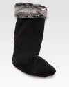 Comfy-cozy classic topped with a plush cuff. 75% acrylic/25% polyester cuffPolyesterHand washImported