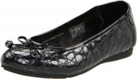 Cole Haan Kids Air Tali Ballet Flat (Little Kid/Big Kid),Black,4 M US Big Kid