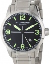 Stuhrling Original Men's 449B.331171 Aviator Tuskegee Elite Swiss Quartz Date Stainless Steel Bracelet Watch