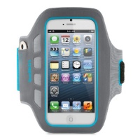 Belkin F8W106ttC01 EaseFit Plus Armband For New Apple iPhone 5 - 1 Pack - Retail Packaging - Blue