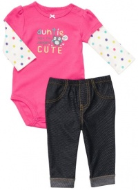 Carter's Bodysuit & Pant Set - Auntie-6M