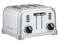 Cuisinart CPT-180 Metal Classic 4-Slice Toaster, Brushed Stainless