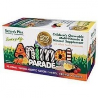 Nature's Plus - Animal Parade Cherry/Orange/Grape, 180 chewable tablets