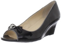 Calvin Klein Women's Olita II Wedge Pump,Black Patent,7 M US