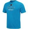 NFL Men's Carolina Panthers Critical Victory V Short Sleeve Basic Tee (Aqua, Small)