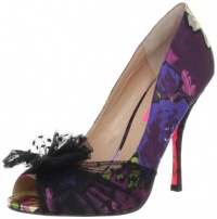 Betsey Johnson Women's Bonnnie Open-Toe Pump