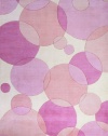 Momeni New Wave Chinese Hand Tufted 5'-3-by-8'-0 Wool Rug NW-37 PNK000, Pink