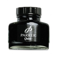 Parker Super Quink Permanent Ink for Parker Pens, 2-oz. Bottle, Black (3001100)