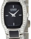 Citizen Women's EW9780-57E Eco-Drive Normandie Black Resin Watch