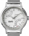 Timex Women's T2N571 Intelligent Quartz T Series Perpetual Calendar Silver-tone Mesh Bracelet Watch