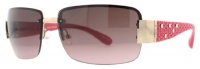 Marc by Marc Jacobs Women's MMJ 224/S 0YRZ Rectangle Sunglasses,Light Gold & Rose Frame/Brown Pink Gradient Lens,One Size