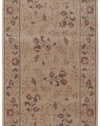 Nourison Zanibar Vines of Flowers Gold 3.6-Feet by 5.6-Feet Polyacrylic Area Rug