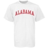 NCAA Alabama Crimson Tide White Vertical Arch T-shirt