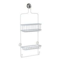 Zenith Premium Shower Head Caddy, White