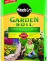 Miracle-Gro 73451300 Garden Soil For Flowers & Vegetables Mixing Bag, 1-Cubic-Foot